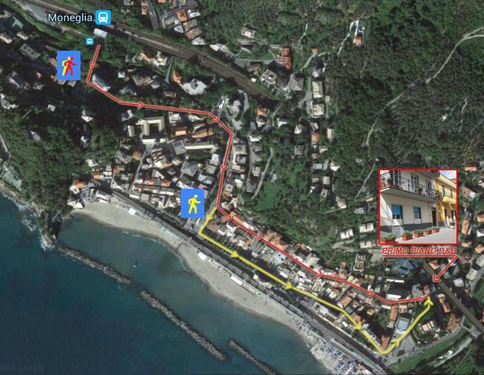 Bed and Breakfast Primo Piano Moneglia Exterior foto